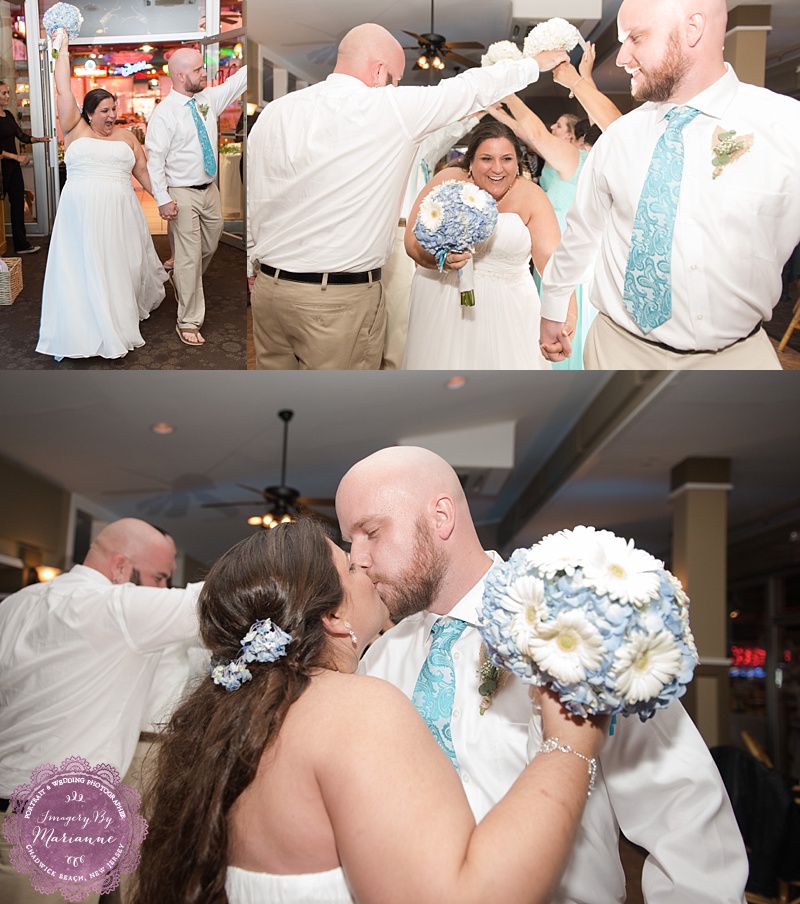 Rustic Fall Beach Wedding at Martell's Lobster House wedding reception introduction