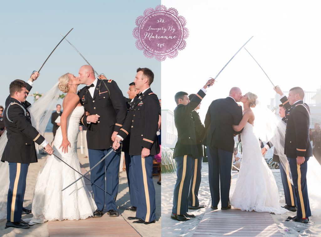 army-sabor-sword-grand-ceremony-exit-nj-beach-wedding-first-kiss-west-point